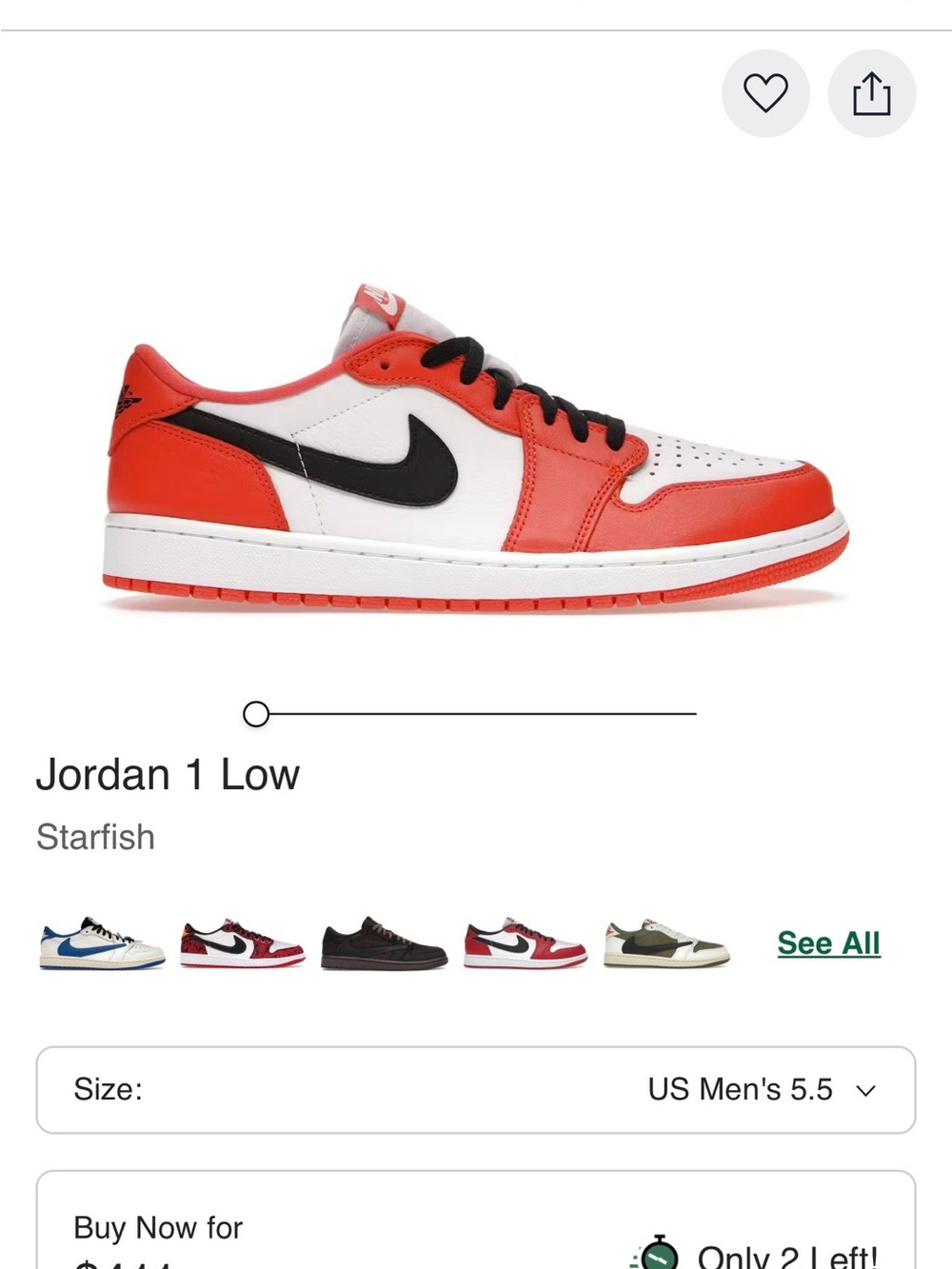 Nike air Jorden 1 low OG Low-Top Sneakers